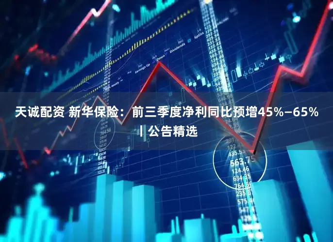 天诚配资 新华保险：前三季度净利同比预增45%—65%丨公告精选